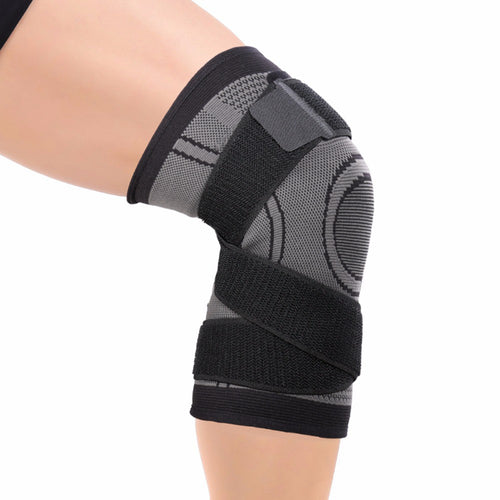 1pc Knee Braces with Strap for Injury Recovery - Compression Sleeve Support for Running, Workout, Gym, Hi- Ideal for Arthritis, Meniscus Tear, Joint Pain - Order One Size Up