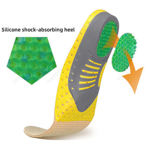 Orthopedic Insoles With Arch Support And Shock-Absorbing Heel For Flat Feet, Pronation, And Plantar Fasciitis Relief