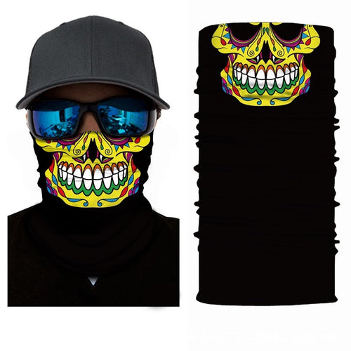 Unique Halloween Outdoor Sports Accessories: Seamless Bandanas, Balaclavas, Neck Tubes, Scarfs & More!