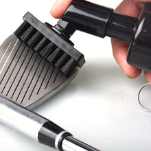 Multi-Functional Golf Club Cleaning Brush with Press-Type Spray Bottle and Groove Cleaner