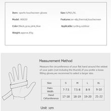 Warm and Cozy Thermal Touch Gloves with Anti-Slip Grip for Winter Sports