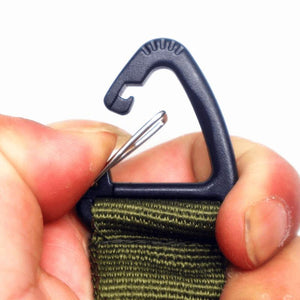 Tactical Nylon Webbing Backpack Carabiner - Perfect for Outdoor Adventures!