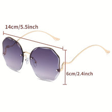 Gradient Frameless Sunglasses for Men and Women - Stylish Eyewear with UV Protection