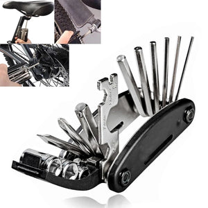 16-in-1 High-Carbon Steel Mountain Bike Repair Tool Kit - Essential Tools for  and Easy Bike Maintenance