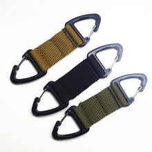 Tactical Nylon Webbing Backpack Carabiner - Perfect for Outdoor Adventures!