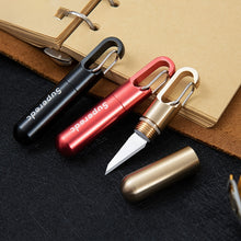 1pc Portable Mini Knife, Multifunctional EDC Key Ring Pendant