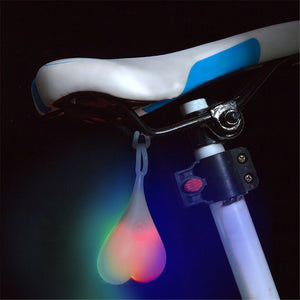 Waterproof Silicone Bicycle Tail Lights - Bright LED Lights for Safe Night Riding on Mountain and Road Bikes