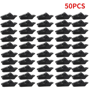 10/20/30/40/50pcs Durable Outdoor Tent Snaps - Secure Your Tent with Heavy Duty Clamps - Essential Camping Accessories