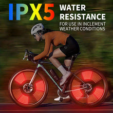 1pc Waterproof Bicycle Wheel LED Neon Light for Safety and Style - Battery Operated Bike Accessory