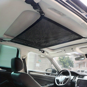 1pc Car Boat Ceiling StoraNet: Keep Your Car Interior Organized and Breathable with This Mesh Bag Accessory