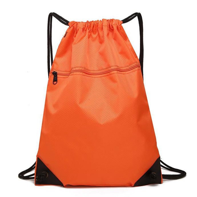 Waterproof Drawstring Gym Bag for Cycling and Fitness - Durable and Spacious Sports Backpack