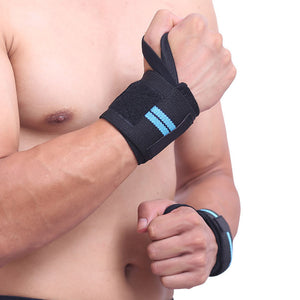 1 pair Premium Wrist Support for Crossfit, Strength Training, and American Football - Reduce Pain and Improve Performance with Professional Grade Band Wrap