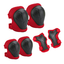 6pcs Protective Gear Set for Kids Aged 3-7 - Knee Pads, Elbow Pads, and Wrist Guards for Cycling, Skateboarding, and Roller Skating - Comfortable and Durable with Adjustable Straps