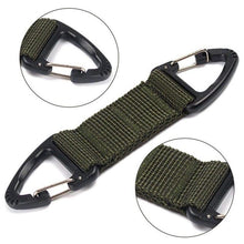 Tactical Nylon Webbing Backpack Carabiner - Perfect for Outdoor Adventures!