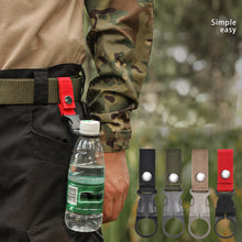 Clip-On Water Bottle Holder: Multifunctional Nylon Webbing Buckle for Secure Carrying