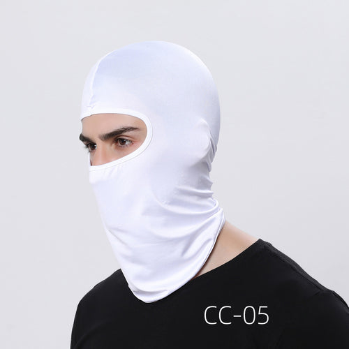 Breathable Lycra Full Face Mask for Outdoor Sports with UV Protection