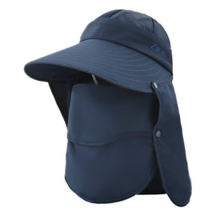 Stay Protected in the Sun with this Fishing Hat with Neck Shield - Perfect for Beach Sports & Cycling!