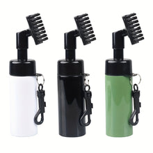 Multi-Functional Golf Club Cleaning Brush with Press-Type Spray Bottle and Groove Cleaner