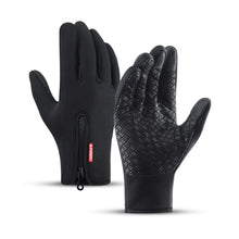 Winter Cycling Gloves For Men - Touch Screen Compatible, Warm And Windproof Full Finger Gloves