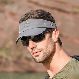 Summer Men's Outdoor Sports Fishing Hat: Breathable, Lightweight, -drying Parasol for Maximum Comfort!