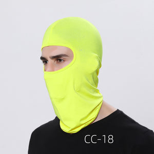 Breathable Lycra Full Face Mask for Outdoor Sports with UV Protection