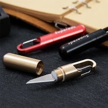 1pc Portable Mini Knife, Multifunctional EDC Key Ring Pendant