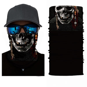 Unique Halloween Outdoor Sports Accessories: Seamless Bandanas, Balaclavas, Neck Tubes, Scarfs & More!