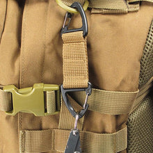 Tactical Nylon Webbing Backpack Carabiner - Perfect for Outdoor Adventures!