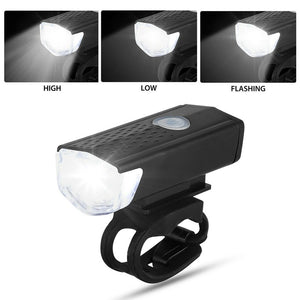 1 Set Rechargeable Bike Lights Set - Waterproof Front And Tail Light For Safe Night Cycling - Rotatable And Easy To Install - Ideal For Mountain And Road Bikes