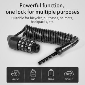 Secure Your Bike with Portable Waterproof Anti-Theft 4-Digit Lock