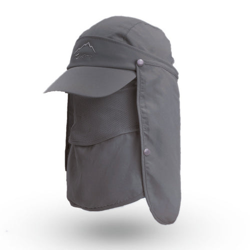 Summer Men's Outdoor Sports Fishing Hat: Breathable, Lightweight, -drying Parasol for Maximum Comfort!