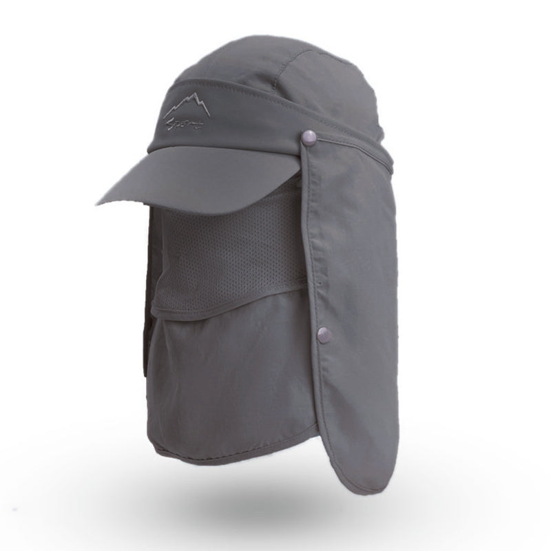 Summer Men's Outdoor Sports Fishing Hat: Breathable, Lightweight, -drying Parasol for Maximum Comfort!