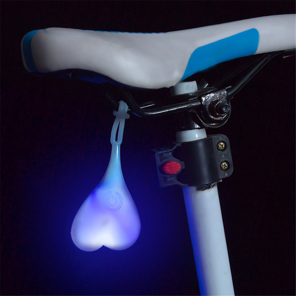 Waterproof Silicone Bicycle Tail Lights - Bright LED Lights for Safe Night Riding on Mountain and Road Bikes