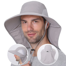 Stay Protected in the Sun with this Fishing Sun Hat - UV Protection, Neck Cover, Wide Brim, and More!