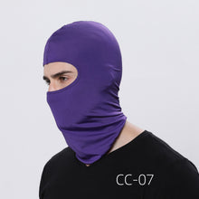 Breathable Lycra Full Face Mask for Outdoor Sports with UV Protection