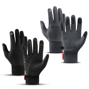 Outdoor Sports Gloves, Winter Gloves Fleece Warm, Running And Cycling Non-slip Gloves