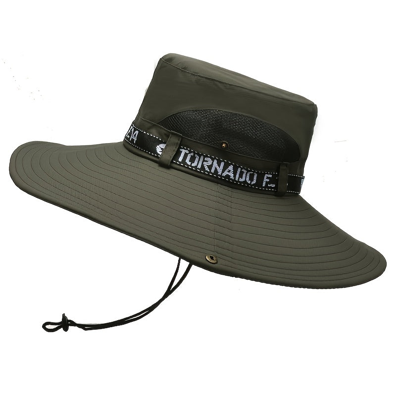 Breathable Waterproof Sunshade Hat for Casual Wear, Mountaineering, and Fishing