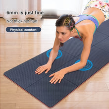 Non-Slip Foldable Yoga Mat for Home Workouts - Lightweight, Portable, and Durable