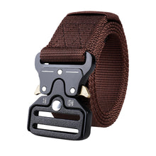 Durable Tactical Belt for Men - Multi-Functional Buckle, Perfect for Outdoor Hunting and Marine Corps Activities