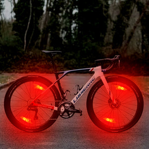 3-Mode LED Neon Bicycle Wheel Spoke Light - Waterproof, Easy To Install, Battery-Powered Bike Safety Warning Light!