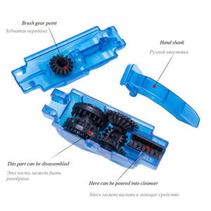 Efficient Bicycle Chain Cleaning Kit - Scrubber Brushes for Mountain Bikes - Perfect for Easy Maintenance and Improved Performance