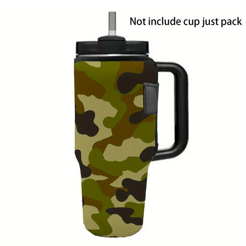 1pack Neoprene Insulated Reusable Coffee Cup Sleeve - Keeps Your Drink Cold for Hours - Fits 40oz Tumbler Cup Perfectly