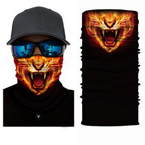 Unique Halloween Outdoor Sports Accessories: Seamless Bandanas, Balaclavas, Neck Tubes, Scarfs & More!