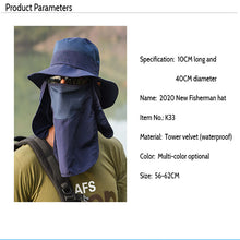 Sun Protection Bucket Hat With Removable Face Mask - Perfect For Summer Outdoor Activities