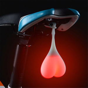 Waterproof Silicone Bicycle Tail Lights - Bright LED Lights for Safe Night Riding on Mountain and Road Bikes