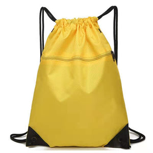 Waterproof Drawstring Gym Bag for Cycling and Fitness - Durable and Spacious Sports Backpack