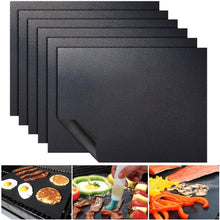 Premium Non-Stick BBQ Grill Mat - Heat Resistant, Easy to Clean Cooand Grilling Sheet - Perfect for Outdoor BBQs and Ba- LarSize 40x33cm (15.74x12.99in)