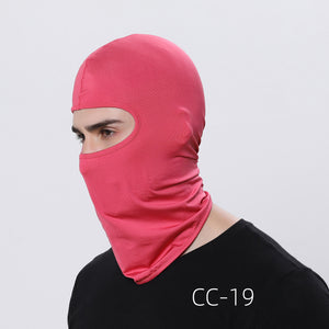 Breathable Lycra Full Face Mask for Outdoor Sports with UV Protection