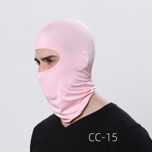 Breathable Lycra Full Face Mask for Outdoor Sports with UV Protection