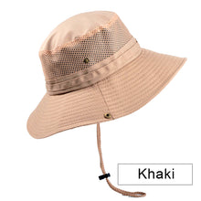 Men's Summer Fashion Panama Bucket Anti-UV Sun Hat Fisherman's Breathable Hat For Holiday Outdoor Sun Protection